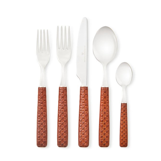 Everyday Leather 5-Piece Place Setting - {current_domain}