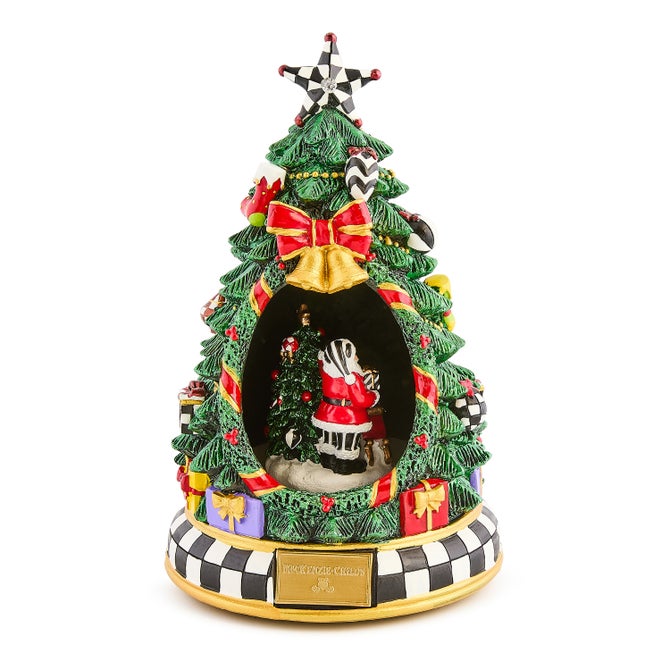 Courtly Christmas Tree & Santa Musical Display - {current_domain}