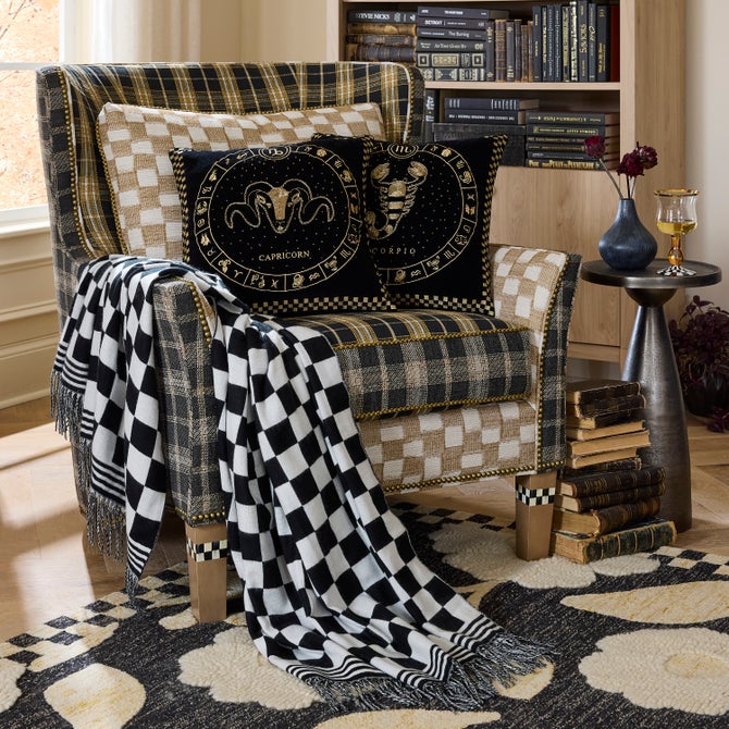 Mad for Plaid Wing Chair - {current_domain}