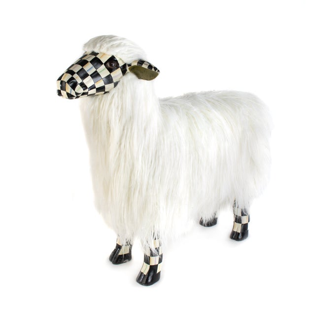 Courtly Check White Sheep - Large - {current_domain}
