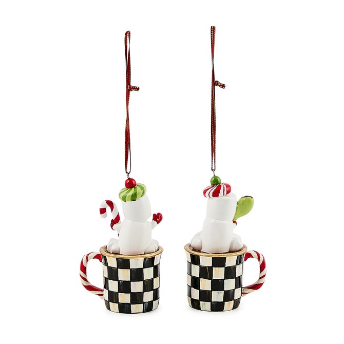 Check It Out Marshmallow Ornaments, Set of 2 - {current_domain}