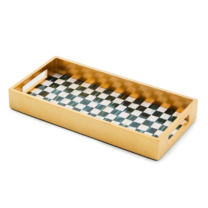 Courtly Check Lacquer Vanity Tray - {current_domain}