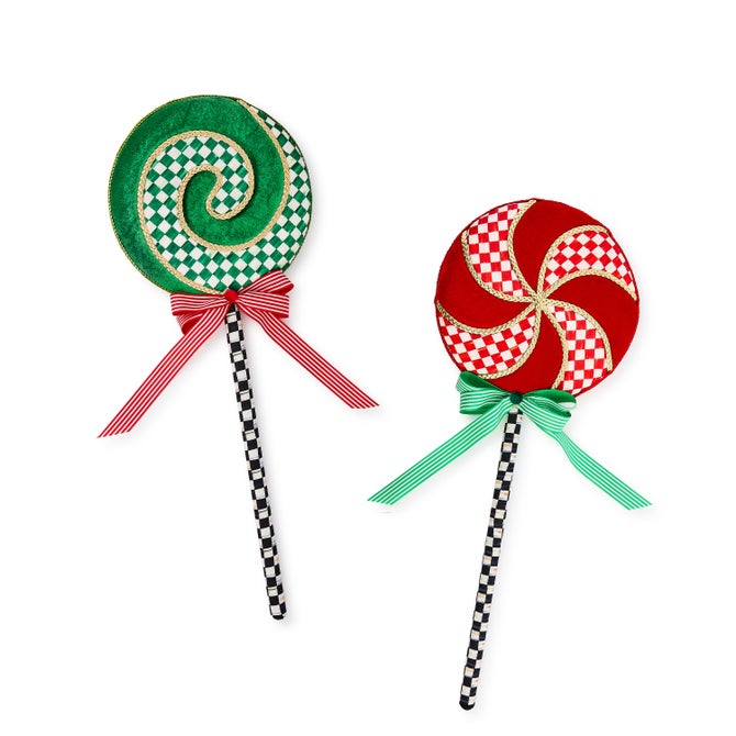 Check It Out Medium Fabric Lollipop Picks, Set of 2 - {current_domain}