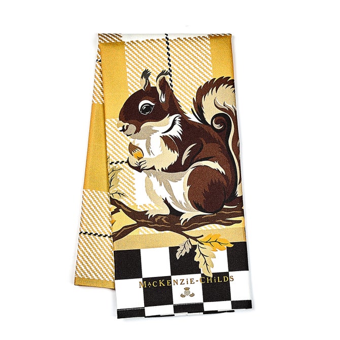Squirrel Dish Towel - {current_domain}