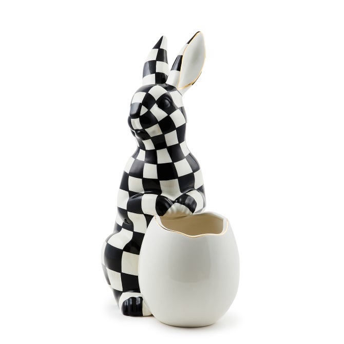 White Rabbit Ceramic Large Bunny Vase - {current_domain}