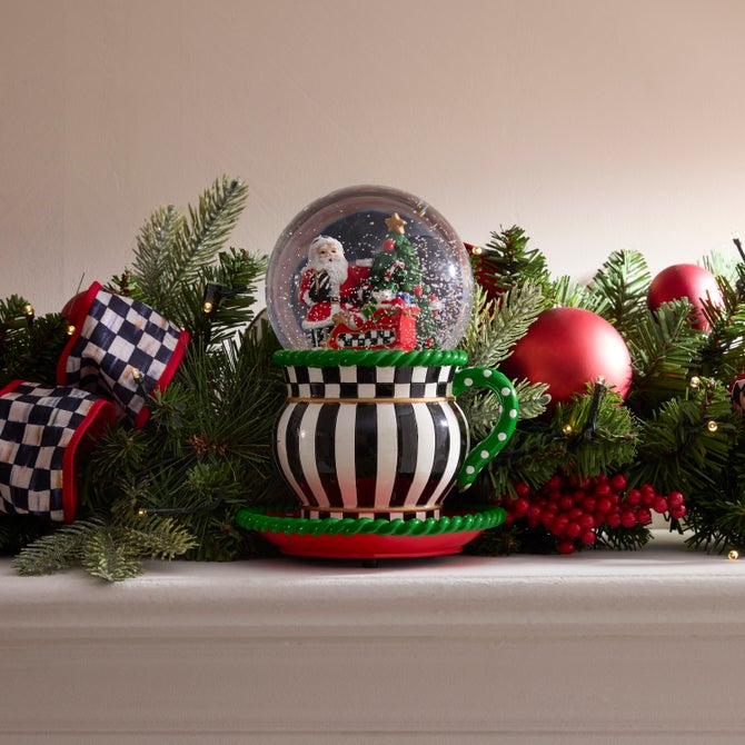 Check It Out Teacup Snow Globe - {current_domain}
