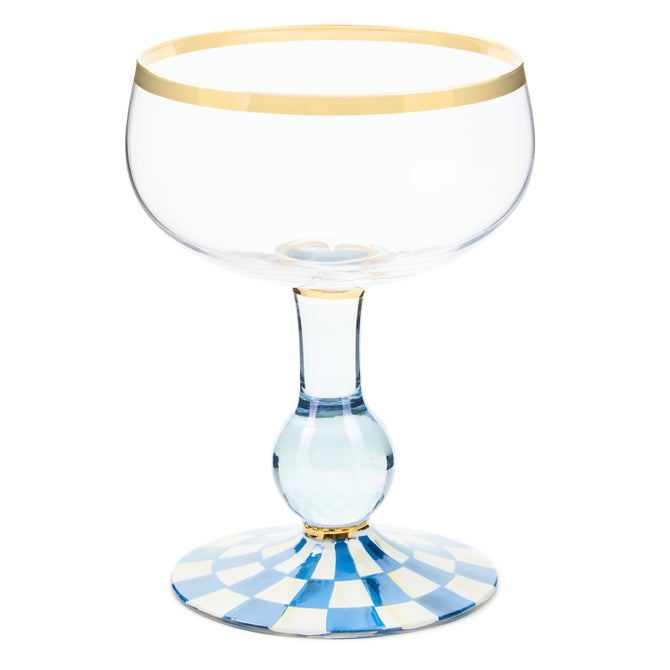 Royal Check Coupe Glass - {current_domain}