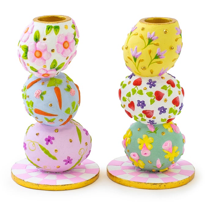 Patience Brewster Egg Candle Holders, Set of 2 - {current_domain}