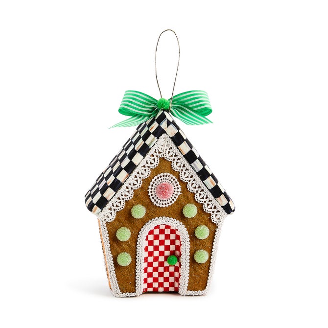 Check It Out Gingerbread Fabric Ornament - {current_domain}