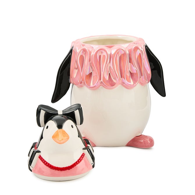 Patience Brewster Millicent Penguin Ceramic Cookie Jar - {current_domain}