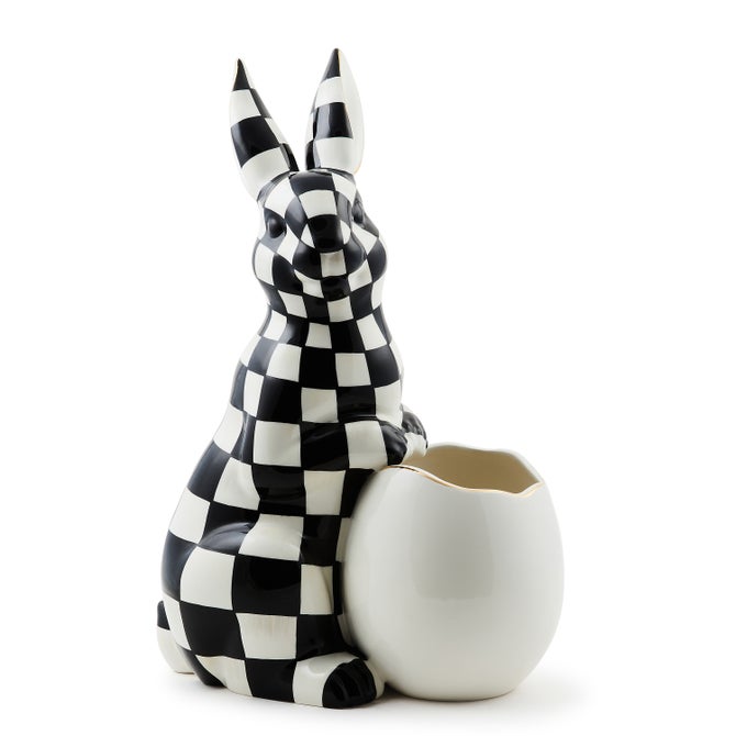 White Rabbit Ceramic Large Bunny Vase - {current_domain}