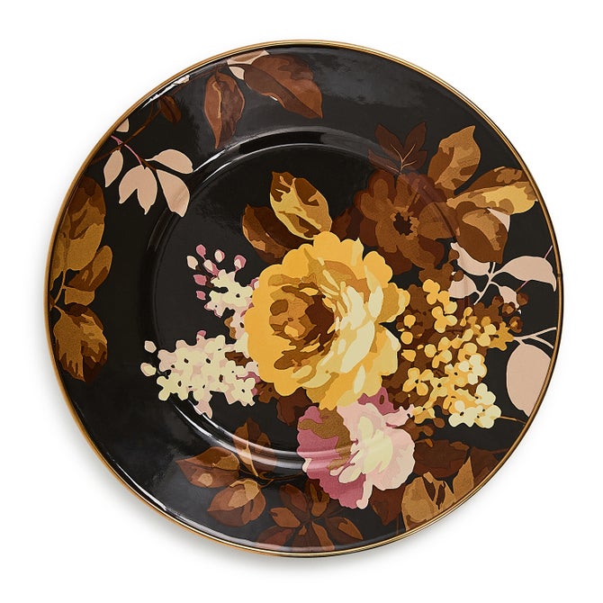 Wild Rose Brown Salad Plate - {current_domain}