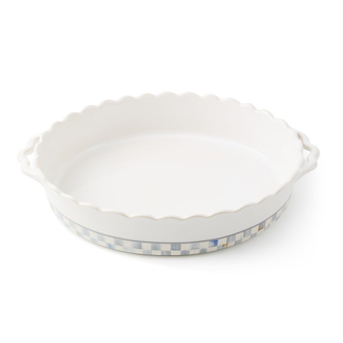Sterling Check Everyday Large Oval Baker - {current_domain}