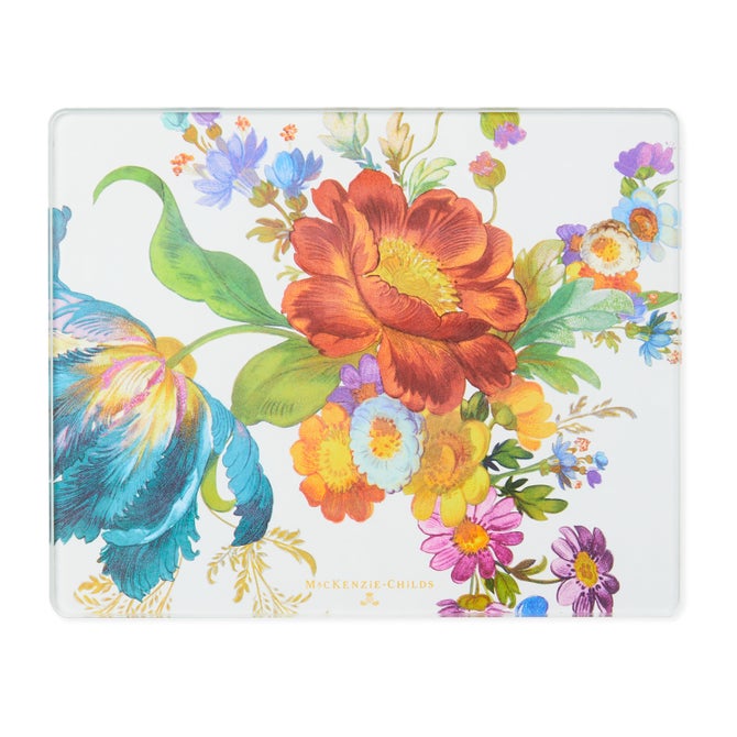 Flower Market Glass Cutting Boards, Set of 2 - {current_domain}