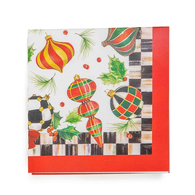 Deck The Halls Cocktail Paper Napkins - {current_domain}