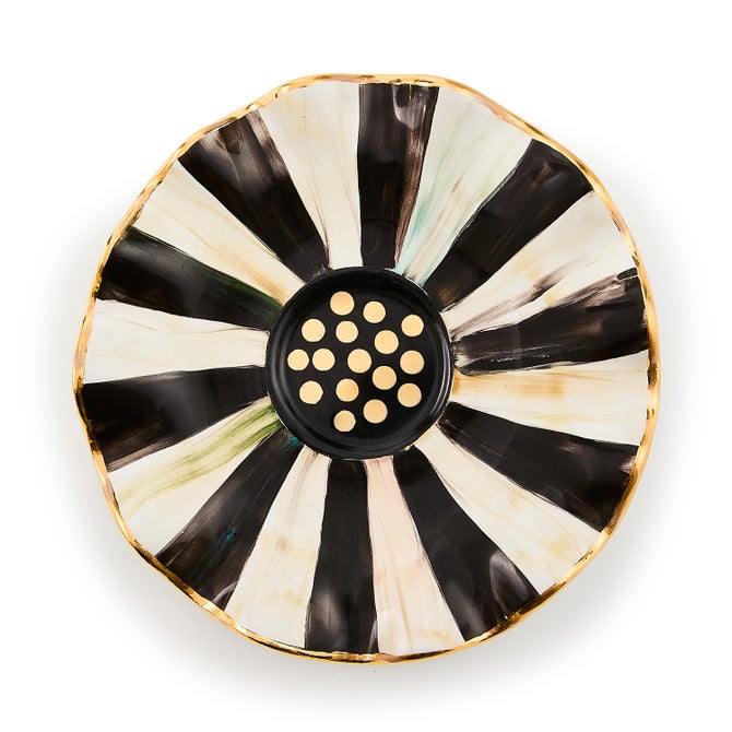 Courtly Check Ceramic Saucer - {current_domain}