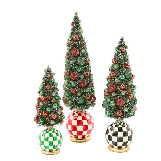 Check It Out Illuminated Small Bottle Brush Tree - {current_domain}