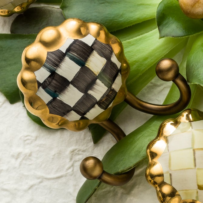 Courtly Check Round Hook - {current_domain}