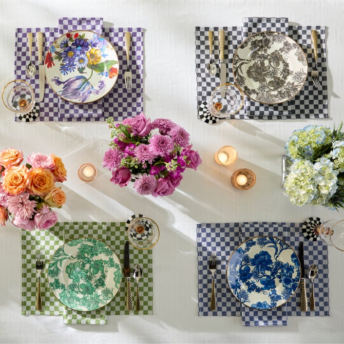 Woven Check Placemat, Set of 4 - {current_domain}