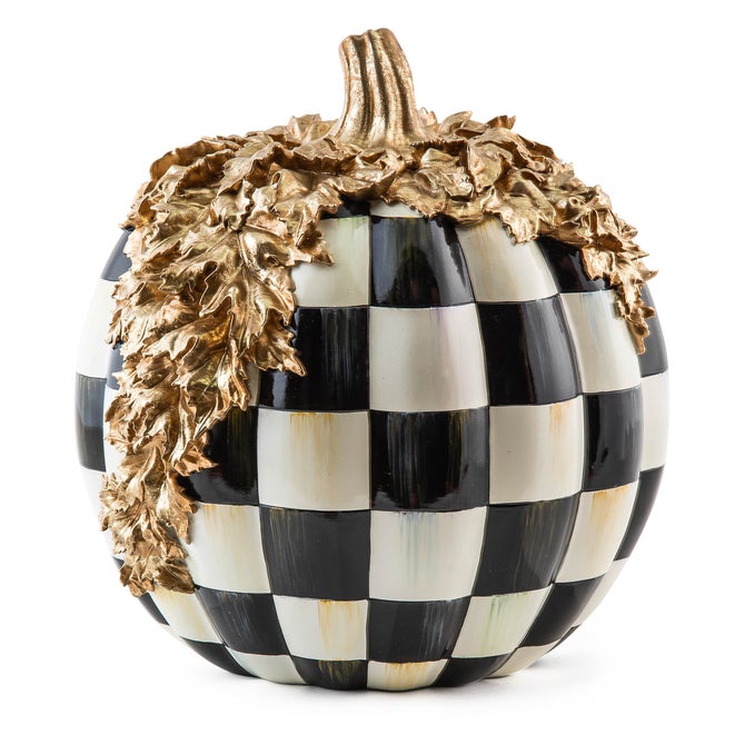 Courtly Check Gold Foliage Pumpkin - {current_domain}