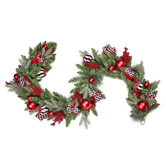Merry Christmas Illuminated Garland - {current_domain}