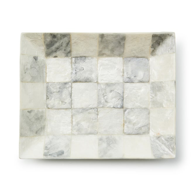 Sterling Check Capiz Soap Dish - {current_domain}