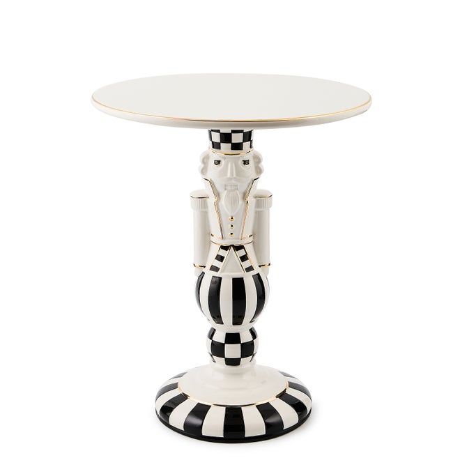 Courtly Noel Nutcracker Pedestal Platter - {current_domain}