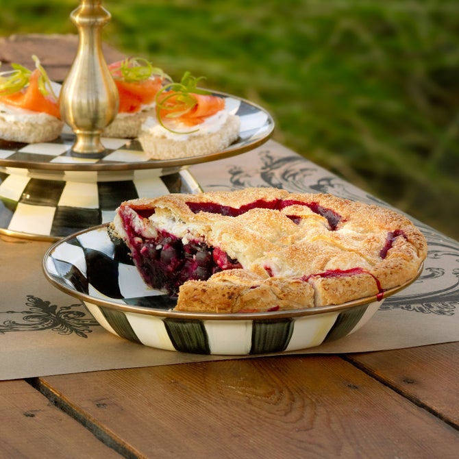 Enamel Pie Plate - {current_domain}