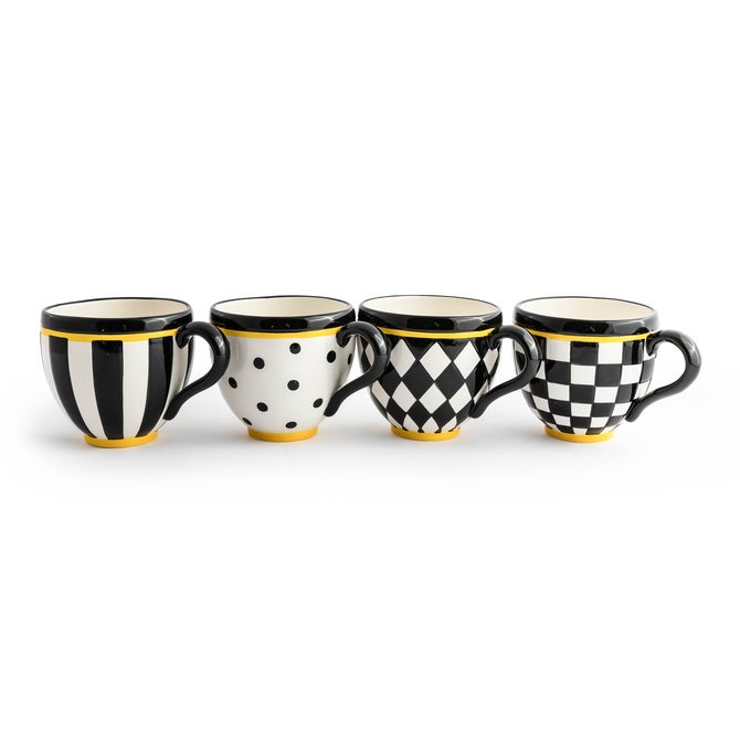 Courtly Mugs, Set of 4 - {current_domain}