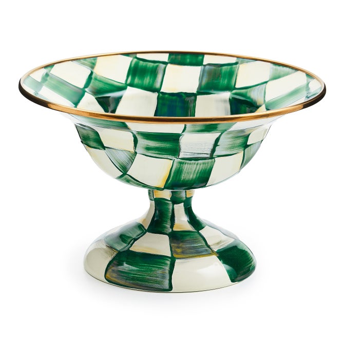 Emerald Check Small Compote - {current_domain}
