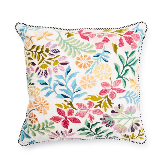 Carnivale Floral Throw Pillow - {current_domain}