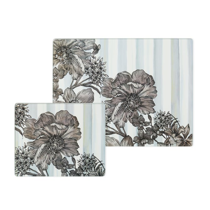 Sterling English Garden Glass Cutting Boards, Set of 2 - {current_domain}
