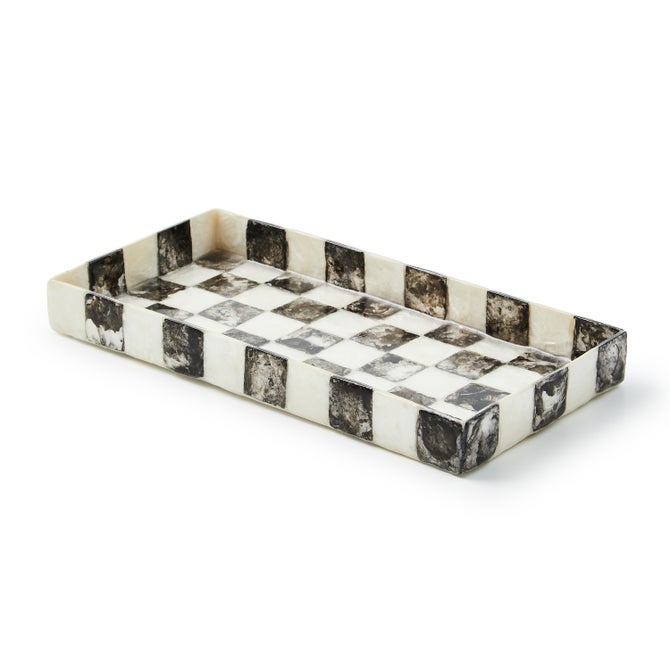 Courtly Check Capiz Vanity Tray - {current_domain}