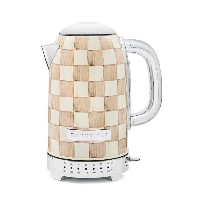Mocha Check Electric Kettle - {current_domain}