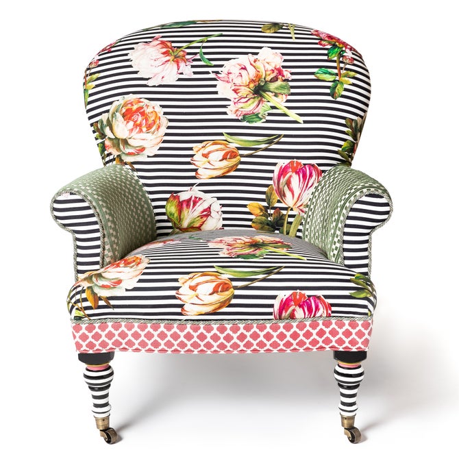 Flower Show Accent Chair - {current_domain}