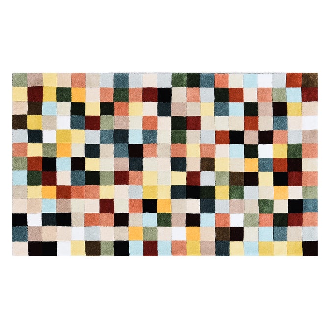 Multicolor Checkerboard 3' x 5' Rug - {current_domain}