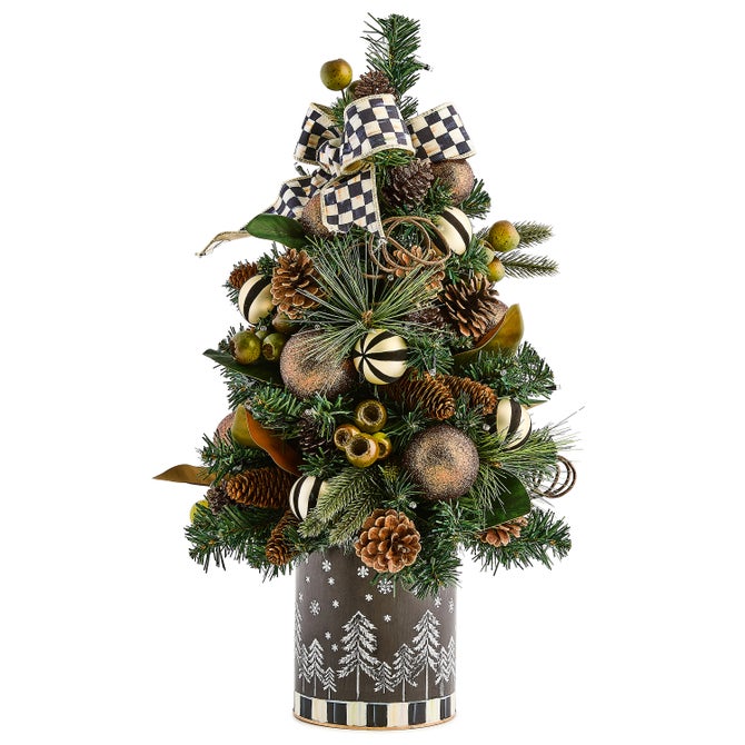 Farmhouse Illuminated Tabletop Tree - {current_domain}