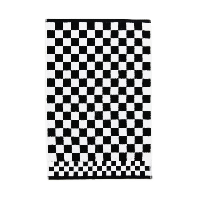 Black Check Hand Towel - {current_domain}