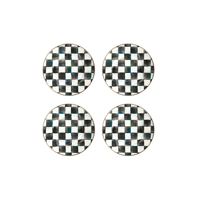 Courtly Check Salad Plates, Set of 4 - {current_domain}