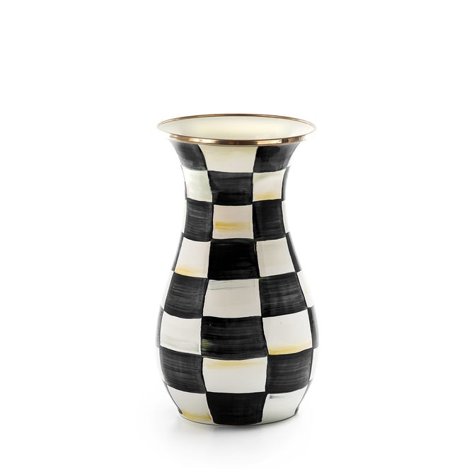 Courtly Check Tall Vase - {current_domain}