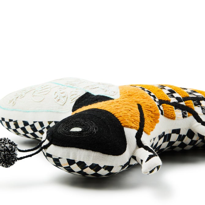 Bee Shaped Throw Pillow - {current_domain}