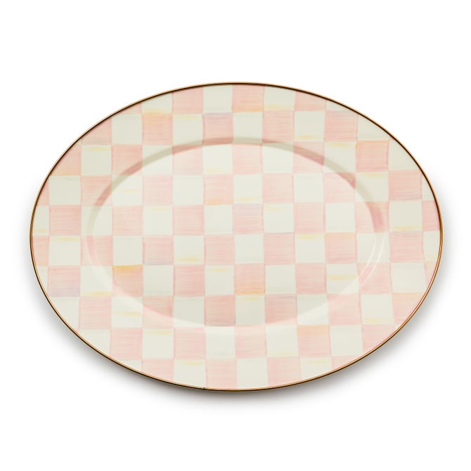 Rosy Check Medium Oval Platter - {current_domain}