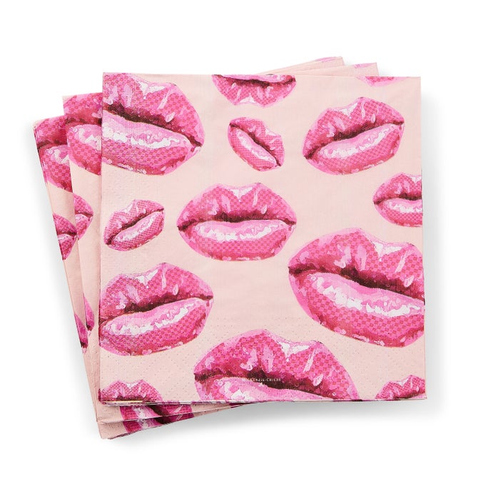 Kiss Me Dinner Paper Napkins - {current_domain}