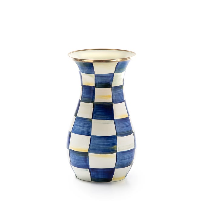 Royal Check Tall Vase - {current_domain}