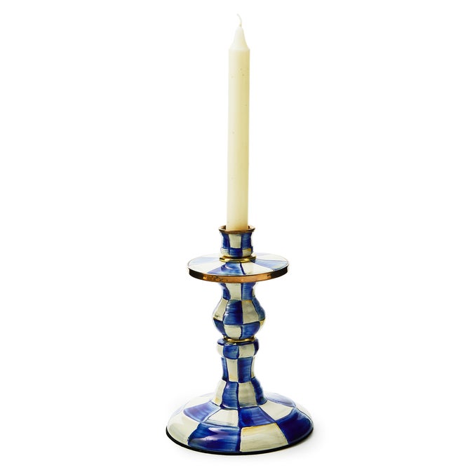 Royal Check Small Candlestick - {current_domain}