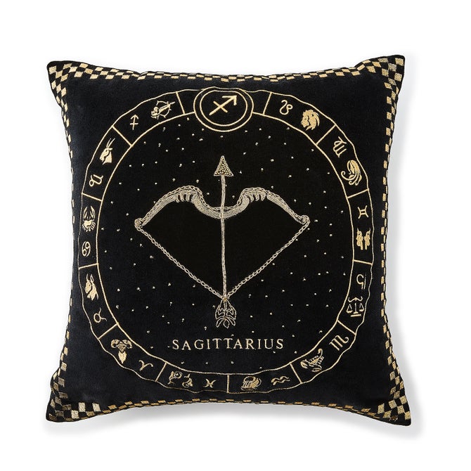 Sagittarius Zodiac Throw Pillow - {current_domain}