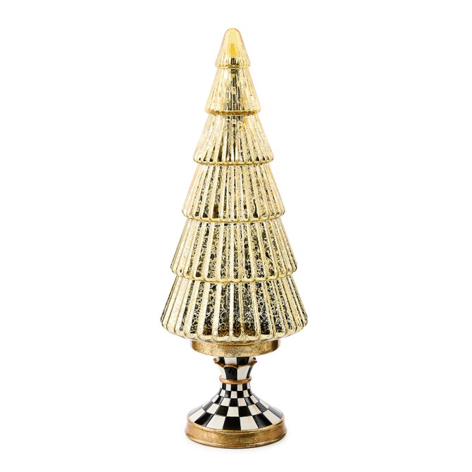 Courtly Noel Tall Illuminated Glass Tree - {current_domain}