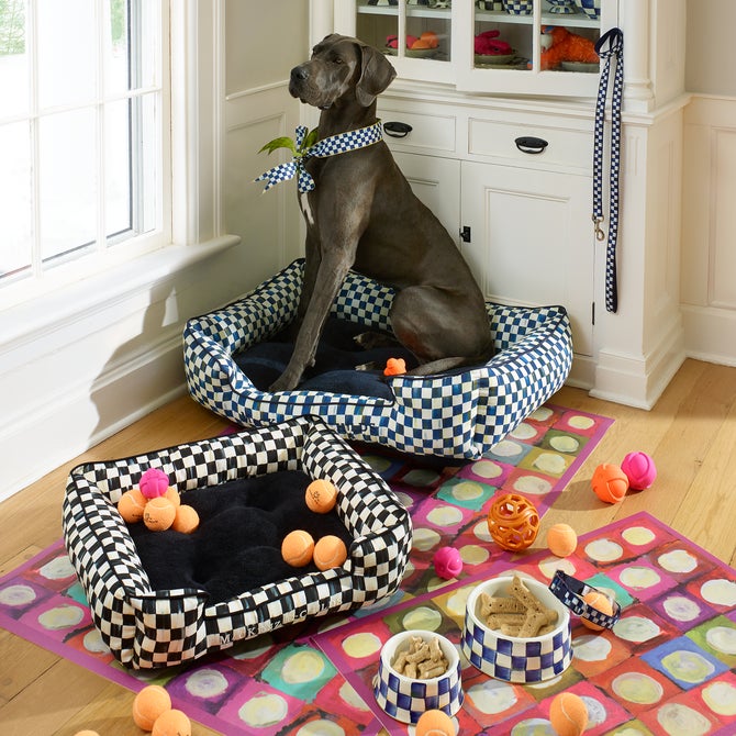 Royal Check Medium Pet Dish - {current_domain}
