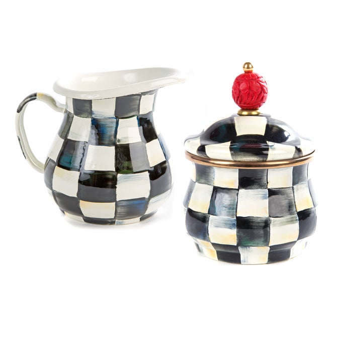 Courtly Check Creamer & Sugar Bowl Set - {current_domain}