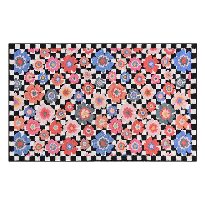 Checked Dolce Vita 5' x 8' Indoor/Outdoor Rug - {current_domain}